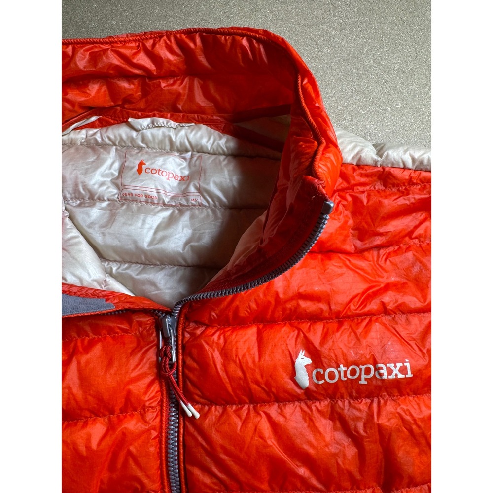 Cotopaxi Fuego LT 950-Fill Down Polartec Alpha Insulated Jacket Red Mens Medium - Picture 8 of 11